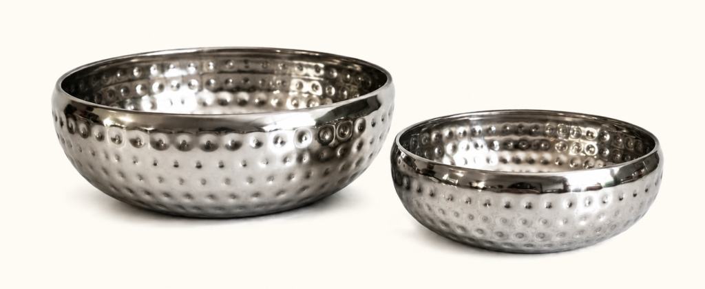 Kit Bowl Inox Decorativo