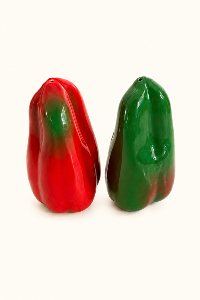 Saleiro e Pimenteiro Pimentão