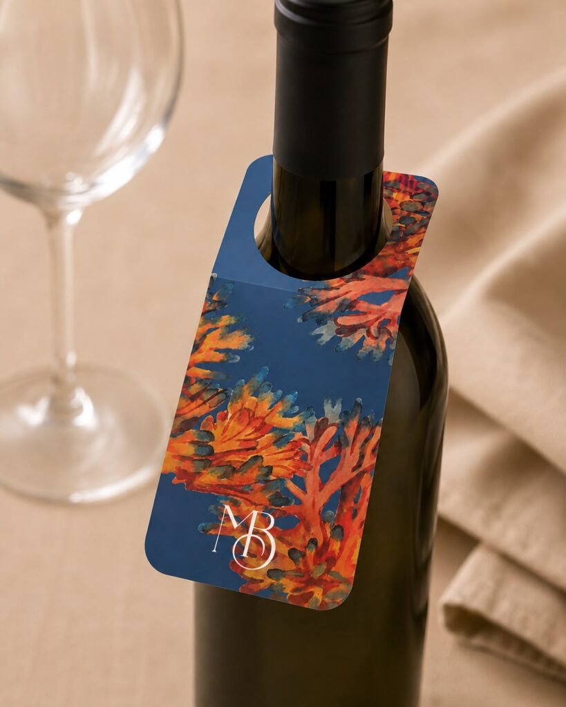 Neck Tag de vinho Al Mare
