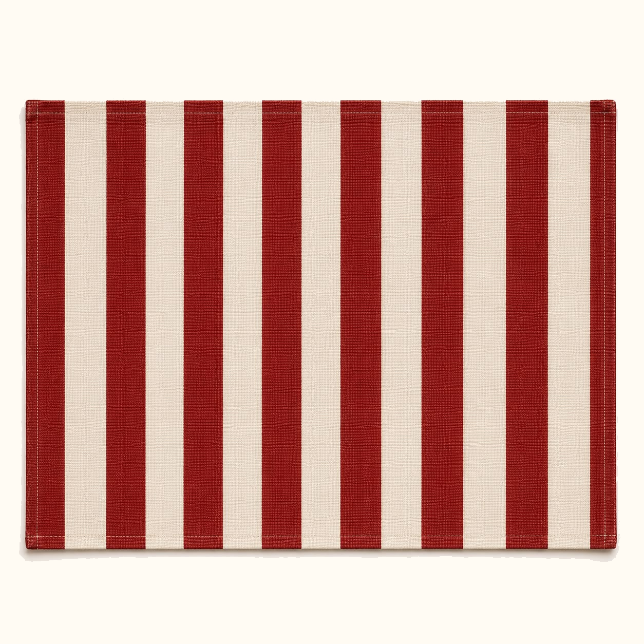 Jogo Americano Listrado Vermelho