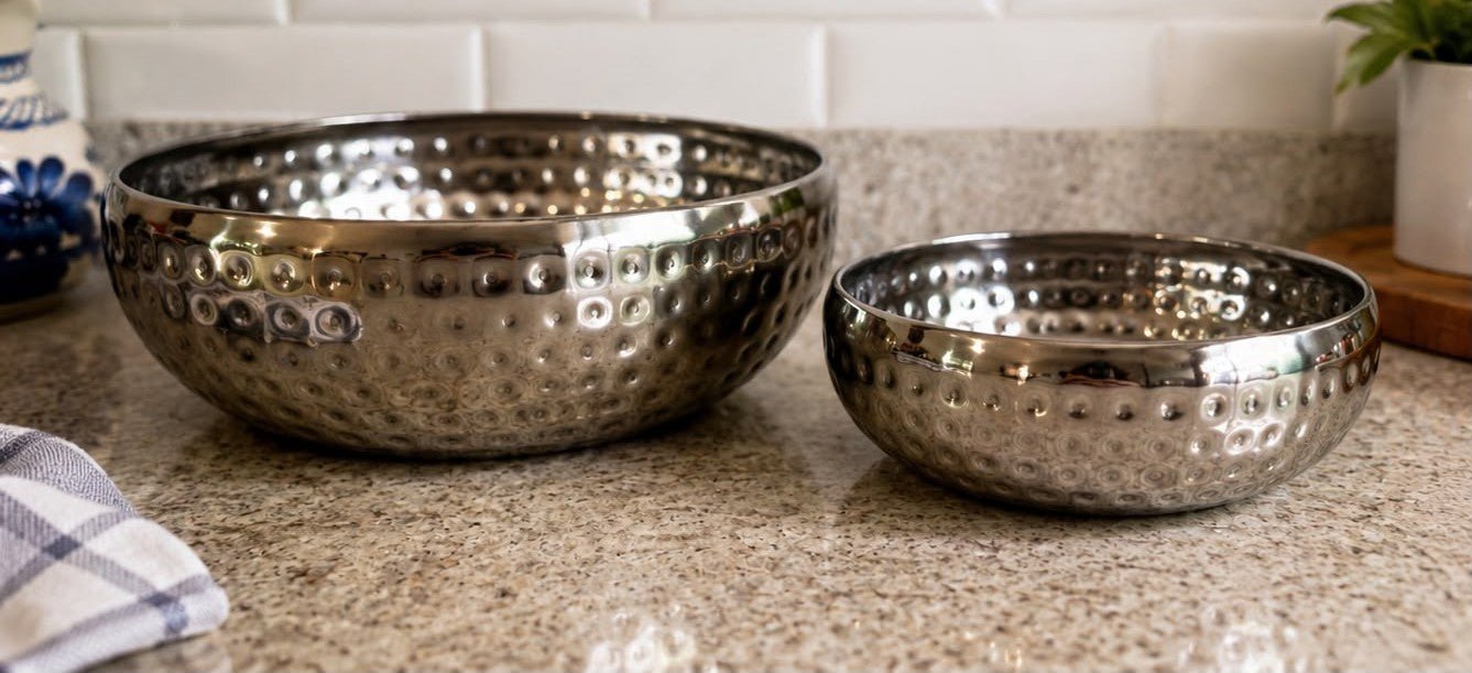 Kit Bowl Inox Decorativo