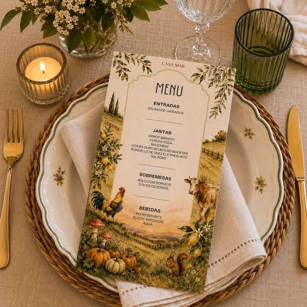 Menu Golden Fields