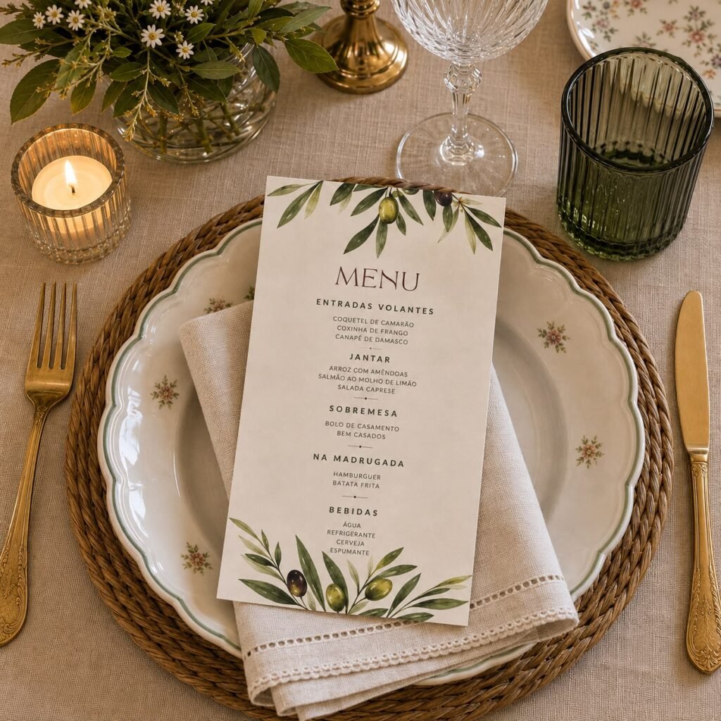 Menu Olive